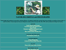 Tablet Screenshot of naturesongs.com